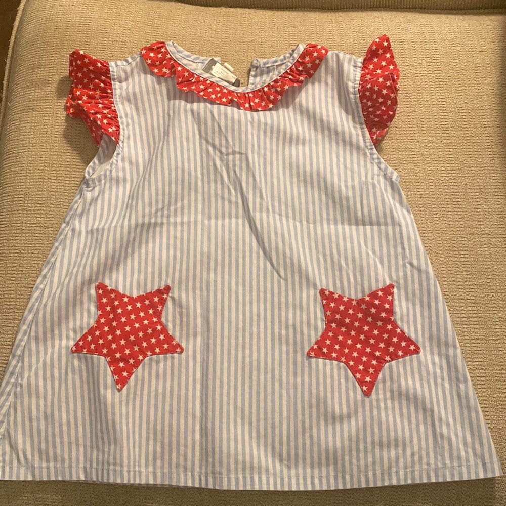 Blue stripe star shirt